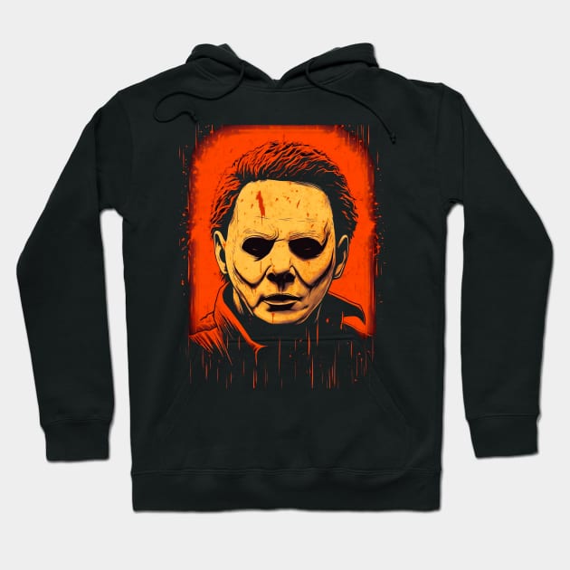 Michael Myers is watching you Hoodie by pandas doing stuff